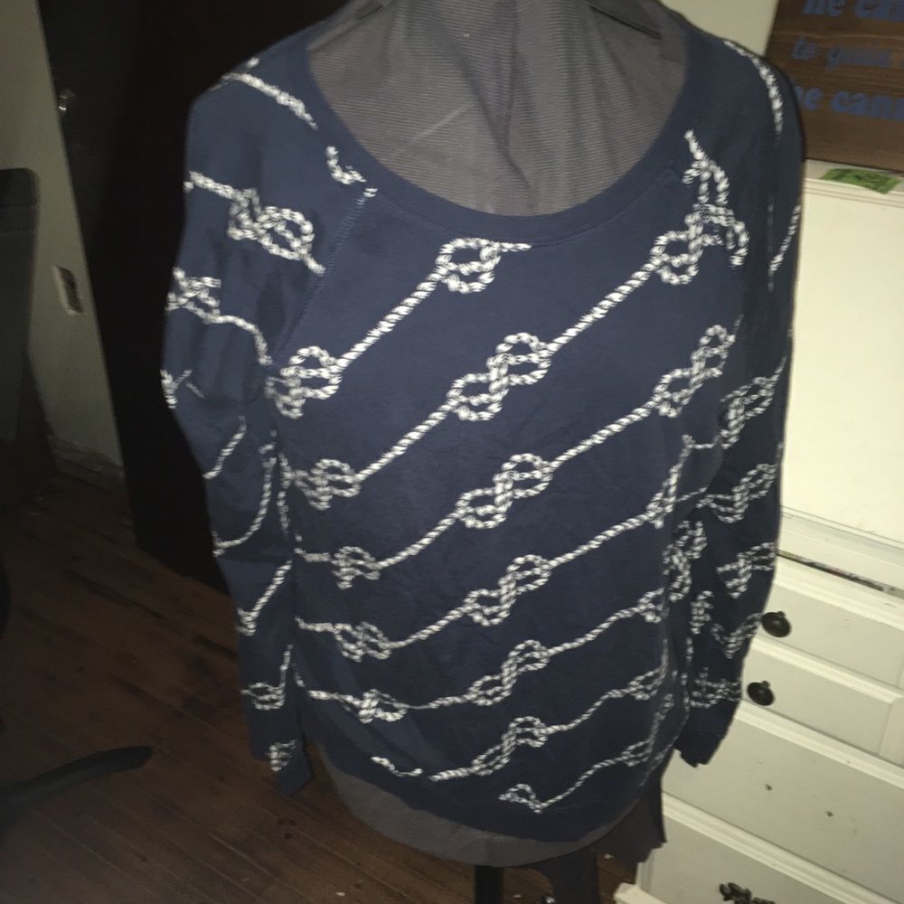 J Crew nautical knots XL sweatshirt